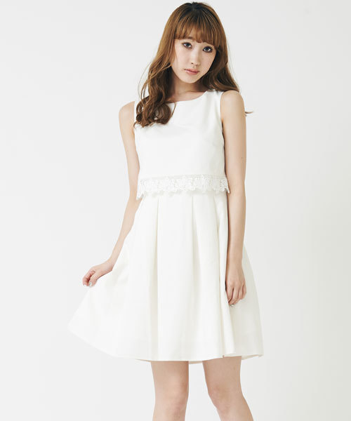 Titty Co ティティーアンドコー の レースウエストワンピース ワンピース Wear