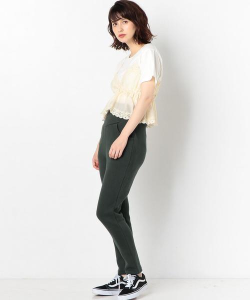 Another Edition（アナザーエディション）の「セッケツリブパンツ ◆（その他パンツ・レディース・ブラック/ダークグリーン・MEDIUM/SMALL）」の10枚目の写真