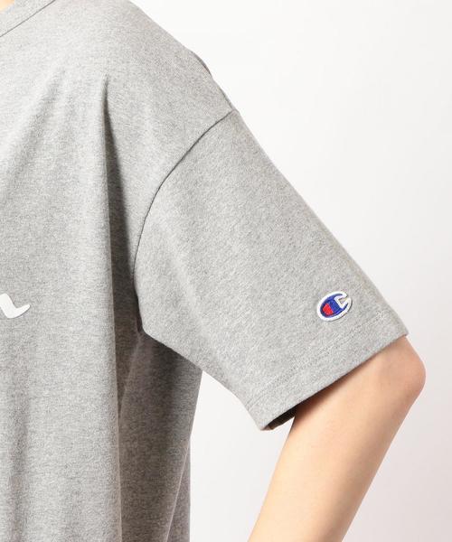 Champion（チャンピオン）の「[WEB限定]［別注チャンピオン］SC Champion×GLR ロゴ ワンピース ◆（ワンピース・レディース・ホワイト/ネイビー/グレー・MEDIUM）」の8枚目の写真