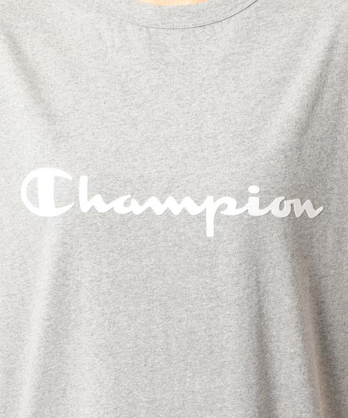 Champion（チャンピオン）の「[WEB限定]［別注チャンピオン］SC Champion×GLR ロゴ ワンピース ◆（ワンピース・レディース・ホワイト/ネイビー/グレー・MEDIUM）」の15枚目の写真
