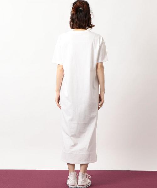 Champion（チャンピオン）の「[WEB限定]［別注チャンピオン］SC Champion×GLR ロゴ ワンピース ◆（ワンピース・レディース・ホワイト/ネイビー/グレー・MEDIUM）」の17枚目の写真