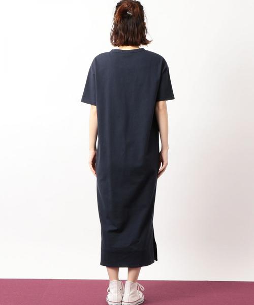 Champion（チャンピオン）の「[WEB限定]［別注チャンピオン］SC Champion×GLR ロゴ ワンピース ◆（ワンピース・レディース・ホワイト/ネイビー/グレー・MEDIUM）」の19枚目の写真