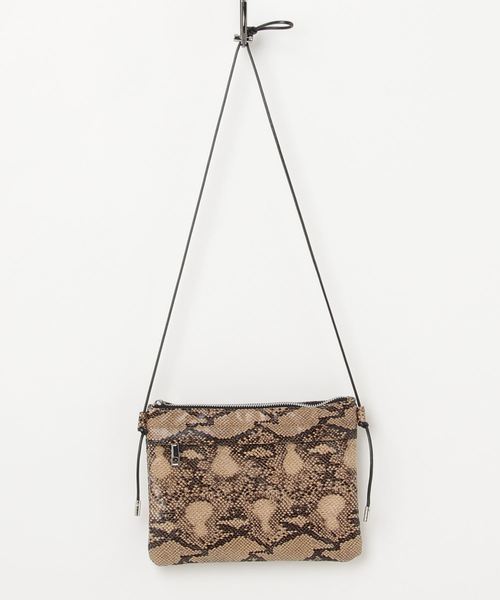 CONTROL FREAK / CTFK（コントロールフリーク）の「デイリーサコッシュ（ショルダーバッグ・レディース・シルバー/ゴールド/パイソン・FREE）」の3枚目の写真