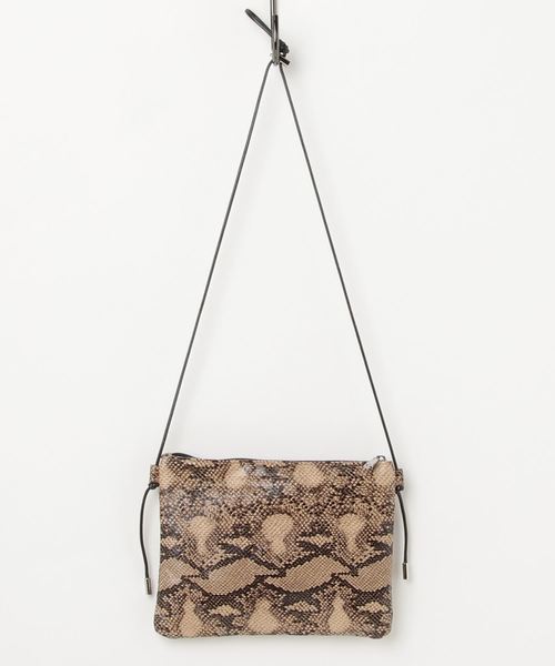 CONTROL FREAK / CTFK（コントロールフリーク）の「デイリーサコッシュ（ショルダーバッグ・レディース・シルバー/ゴールド/パイソン・FREE）」の6枚目の写真