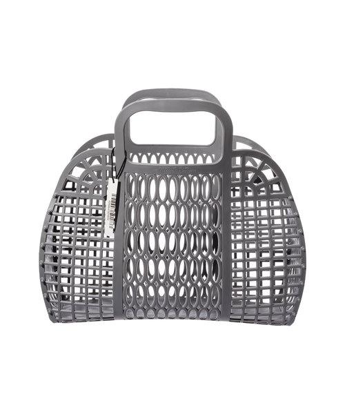 PUEBCO（プエブコ）の「PLASTIC MARKET BAG Large（トートバッグ・メンズ・ホワイト/ブラック/グレー・LARGE）」の3枚目の写真