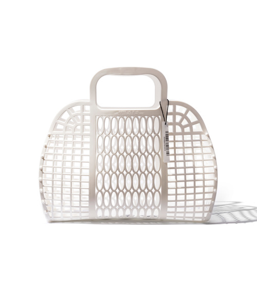 PUEBCO（プエブコ）の「PLASTIC MARKET BAG Large（トートバッグ・メンズ・ホワイト/ブラック/グレー・LARGE）」の7枚目の写真