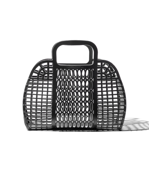 PUEBCO（プエブコ）の「PLASTIC MARKET BAG Large（トートバッグ・メンズ・ホワイト/ブラック/グレー・LARGE）」の8枚目の写真