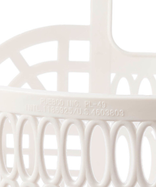 PUEBCO（プエブコ）の「PLASTIC MARKET BAG Large（トートバッグ・メンズ・ホワイト/ブラック/グレー・LARGE）」の13枚目の写真