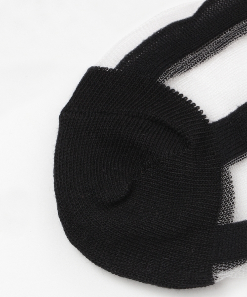 GLOBAL WORK（グローバルワーク）の「2PシアーSOX/780880（ソックス/靴下・レディース・ホワイト/グレー・FREE）」の5枚目の写真