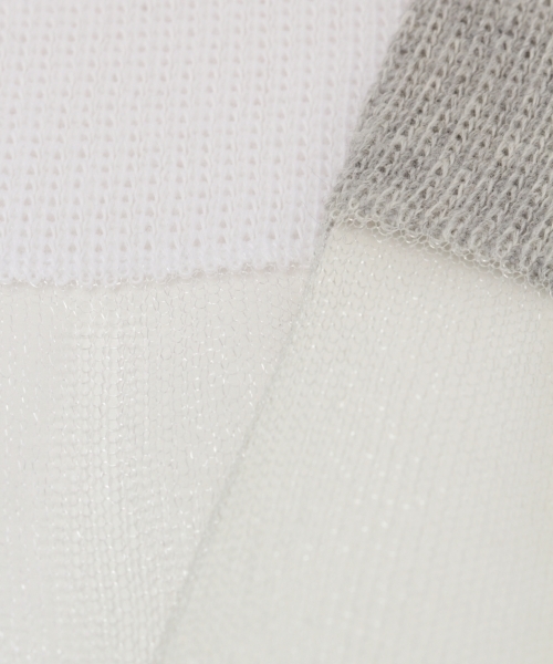 GLOBAL WORK（グローバルワーク）の「2PシアーSOX/780880（ソックス/靴下・レディース・ホワイト/グレー・FREE）」の7枚目の写真