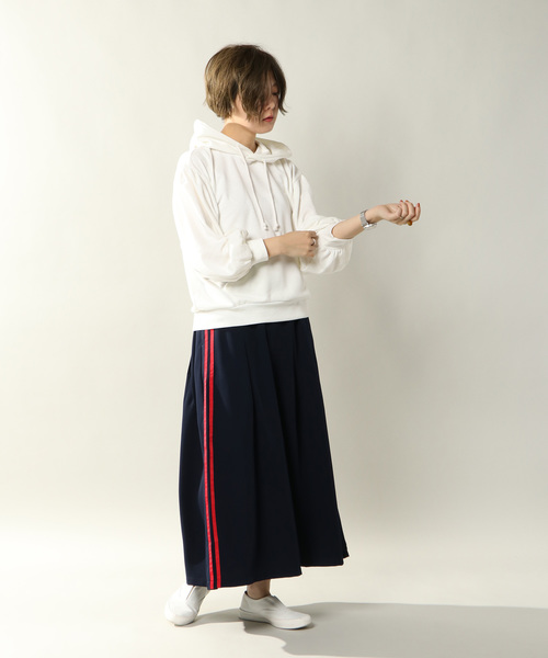 notch.（ノッチ）の「ボリュームスリーブパーカー                （パーカー・レディース・ネイビー/グレー/オフホワイト・M）」の17枚目の写真