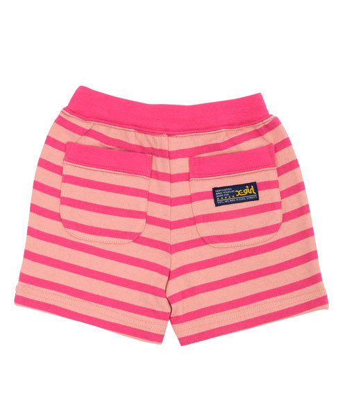 X-girl Stages（エックスガールステージス）の「STRIPY HALF PANT (12M～3T)（その他パンツ・キッズ・ネイビー/オレンジ/マルチ・12M/2T/3T）」の7枚目の写真