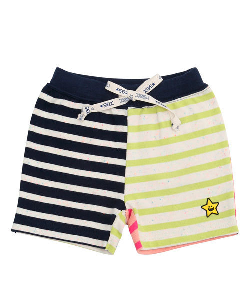 X-girl Stages（エックスガールステージス）の「STRIPY HALF PANT (12M～3T)（その他パンツ・キッズ・ネイビー/オレンジ/マルチ・12M/2T/3T）」の8枚目の写真