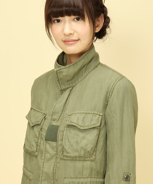 Another Edition（アナザーエディション）の「AE[A]ﾘﾖｾﾙ MLTLY LINER CT（ミリタリージャケット・レディース・ホワイト/オリーブ/その他1・SMALL/MEDIUM）」の9枚目の写真