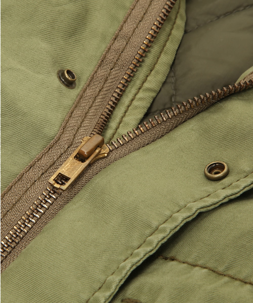 Another Edition（アナザーエディション）の「AE[A]ﾘﾖｾﾙ MLTLY LINER CT（ミリタリージャケット・レディース・ホワイト/オリーブ/その他1・SMALL/MEDIUM）」の14枚目の写真