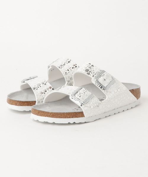 BIRKENSTOCK(ビルケンシュトック)の「18SS新作◆ARIZONA/アリゾナ メタリックストーンズシルバー(WOMEN)(サンダル・レディース・シルバー・38/39/35/37/36)」の1枚目の写真