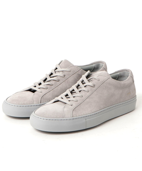 COMMON PROJECTS（コモンプロジェクト）の「COMMON PROJECTS スエードローカットスニーカー 2152（スニーカー・メンズ・ブラック/グレー/ピンク・40/41/42/43）」の2枚目の写真