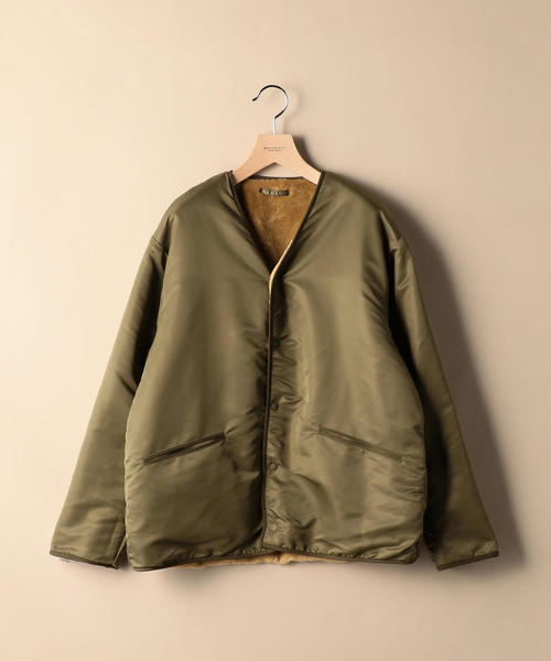 blurhms（ブラームス）の「＜blurhms＞ REVER BOA CGN/ブルゾン（ブルゾン・メンズ・ベージュ/ブラック・2/3）」の17枚目の写真