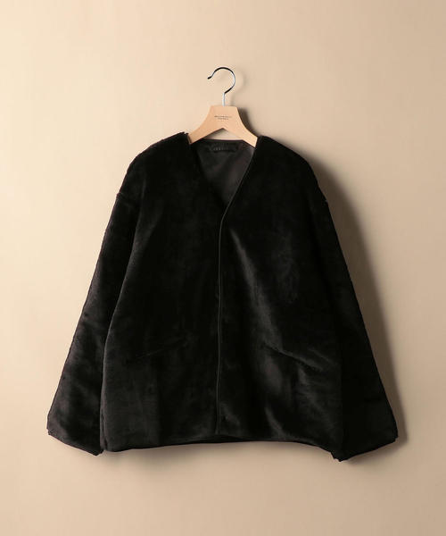 blurhms（ブラームス）の「＜blurhms＞ REVER BOA CGN/ブルゾン（ブルゾン・メンズ・ベージュ/ブラック・2/3）」の18枚目の写真