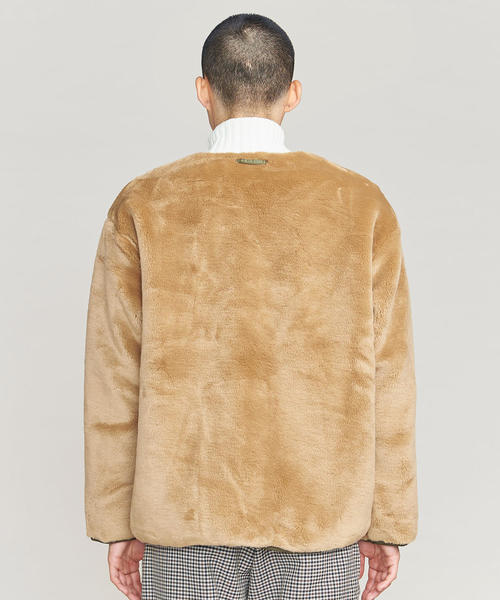 blurhms（ブラームス）の「＜blurhms＞ REVER BOA CGN/ブルゾン（ブルゾン・メンズ・ベージュ/ブラック・2/3）」の20枚目の写真