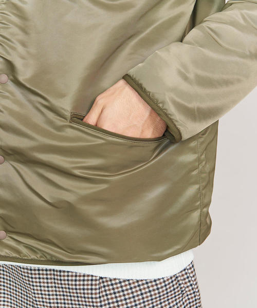 blurhms（ブラームス）の「＜blurhms＞ REVER BOA CGN/ブルゾン（ブルゾン・メンズ・ベージュ/ブラック・2/3）」の8枚目の写真