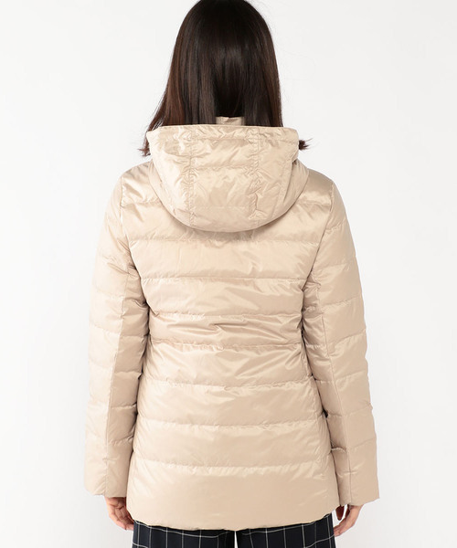 Petit Honfleur（プチオンフルール）の「はっ水ライトダウンコート（ダウンジャケット/コート・レディース・ベージュ/ネイビー/モカ・11号/9号/13号）」の7枚目の写真