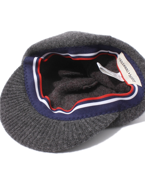 BEAMS BOY(ビームスボーイ)の「□Cableami×BEAMS BOY / ニット ベースボールキャップ(キャップ・レディース・ナチュラル/チャコールグレー/オリーブ・ONE SIZE)」の7枚目の写真