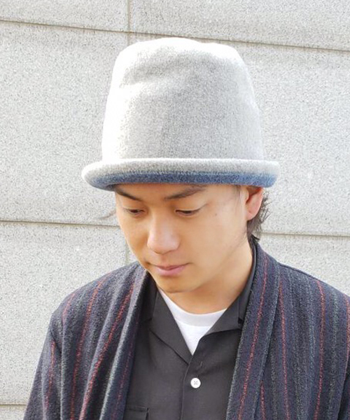 polcadot（ポルカドット）の「Noppu 8WAY HAT 8つの形が作れるフェルトハット（ハット・レディース・ワイン/ブルー/グレー/ブラック/ベージュ系その他/ブラック系その他/グレー系その他/オリーブ/レッド系その他/グリーン系その他・FREE）」の5枚目の写真