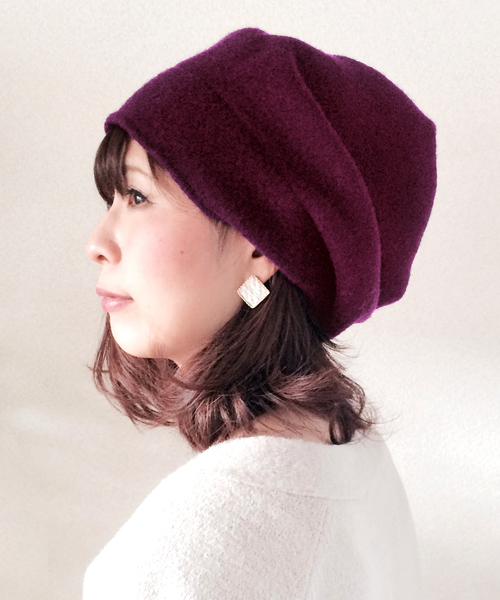 polcadot（ポルカドット）の「Noppu 8WAY HAT 8つの形が作れるフェルトハット（ハット・レディース・ワイン/ブルー/グレー/ブラック/ベージュ系その他/ブラック系その他/グレー系その他/オリーブ/レッド系その他/グリーン系その他・FREE）」の10枚目の写真