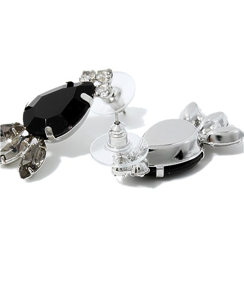 Another Edition（アナザーエディション）の「ECODECO BJ MIX P（ピアス（両耳用）・レディース・ブラック/コバルトブルー・フリー）」の3枚目の写真