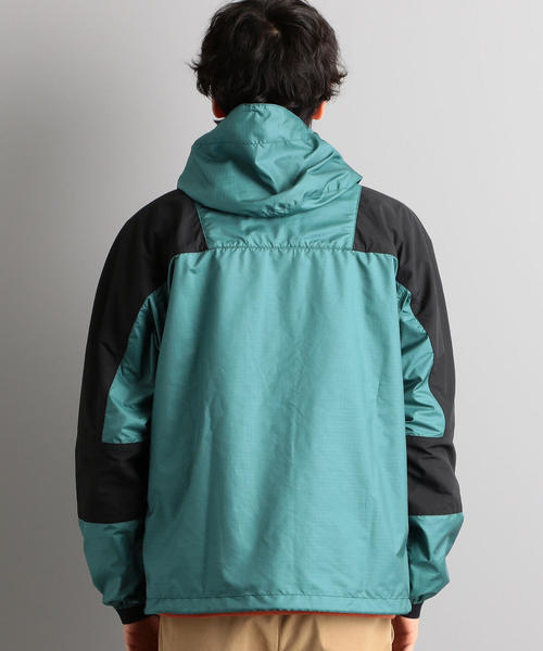THE NORTH FACE PURPLE LABEL（ザ ノースフェイス パープルレーベル）の「別注 [ザ ノースフェイス] ST THE NORTH FACE P*GLR マウンテン ウィンドパーカー（マウンテンパーカー・メンズ・ブラウン/ターコイズブルー・L/M/S）」の3枚目の写真