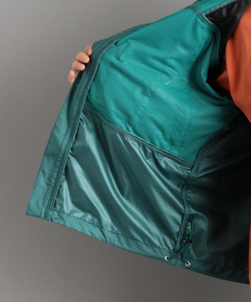 THE NORTH FACE PURPLE LABEL（ザ ノースフェイス パープルレーベル）の「別注 [ザ ノースフェイス] ST THE NORTH FACE P*GLR マウンテン ウィンドパーカー（マウンテンパーカー・メンズ・ブラウン/ターコイズブルー・L/M/S）」の13枚目の写真