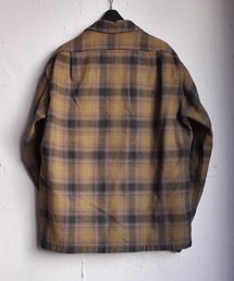 PENDLETON ペンドルトン 60sウールチェックシャツ ブラウン PENDLETON（ペンドルトン）の「【ヴィンテージ古着】60's