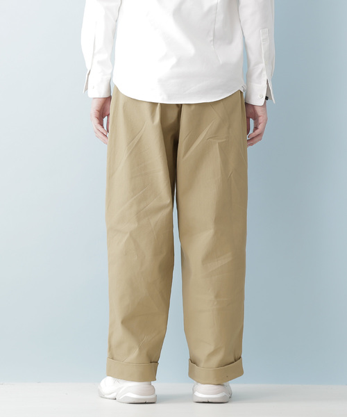 MONO-MART(モノマート)の「サイドボタンチノデザインタックワイドパンツ(その他パンツ・メンズ・ブラック/ベージュ/ネイビー・M/L)」の8枚目の写真