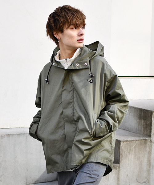 kutir(クティール)の「ビッグマウンテンパーカー(マウンテンパーカー・メンズ・ベージュ/ブラック/カーキ・MEDIUM/LARGE)」の21枚目の写真