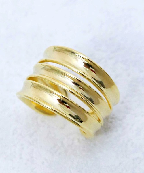 florist（フローリスト）の「3種展開連なるデザインワイドリング（リング・レディース・シルバー系その他2/シルバー系その他3/ゴールド系その他2/ゴールド系その他3/シルバー系その他/ゴールド系その他・FREE）」の5枚目の写真