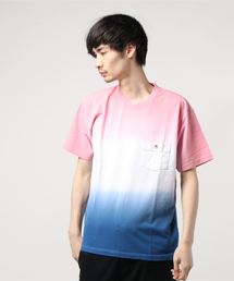 グラデーションダイ鹿の子TEE