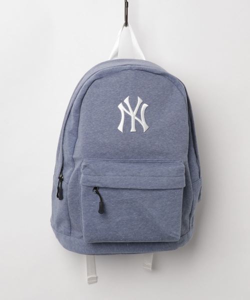MLB(メジャーリーグベースボール)の「MLB (MAJOR LEAGUE BASEBALL) NEW YORK YANKEES NY スウェットデイパック(バックパック/リュック・レディース・ホワイト/ライトブルー/ブラック/パープル/ネイビー/グレー/ピンク/イエロー/ブルー/杢グレー/パープル系その他/トリコロール/スモークピンク・FREE)」の9枚目の写真