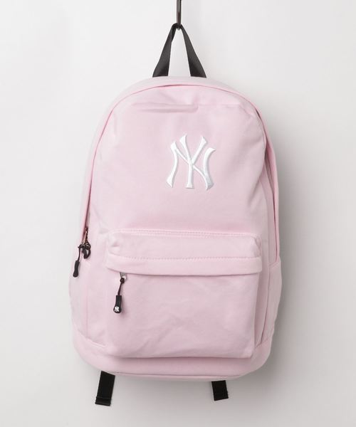 MLB(メジャーリーグベースボール)の「MLB (MAJOR LEAGUE BASEBALL) NEW YORK YANKEES NY スウェットデイパック(バックパック/リュック・レディース・ホワイト/ライトブルー/ブラック/パープル/ネイビー/グレー/ピンク/イエロー/ブルー/杢グレー/パープル系その他/トリコロール/スモークピンク・FREE)」の11枚目の写真