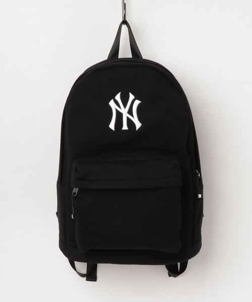 MLB(メジャーリーグベースボール)の「MLB (MAJOR LEAGUE BASEBALL) NEW YORK YANKEES NY スウェットデイパック(バックパック/リュック・レディース・ホワイト/ライトブルー/ブラック/パープル/ネイビー/グレー/ピンク/イエロー/ブルー/杢グレー/パープル系その他/トリコロール/スモークピンク・FREE)」の3枚目の写真