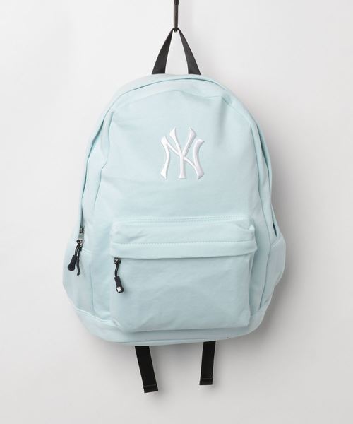 MLB(メジャーリーグベースボール)の「MLB (MAJOR LEAGUE BASEBALL) NEW YORK YANKEES NY スウェットデイパック(バックパック/リュック・レディース・ホワイト/ライトブルー/ブラック/パープル/ネイビー/グレー/ピンク/イエロー/ブルー/杢グレー/パープル系その他/トリコロール/スモークピンク・FREE)」の14枚目の写真