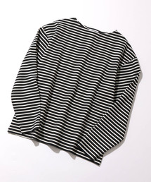 ADAM ET ROPE' | ボーダーポンチオーバーサイズ長袖Tシャツ(Tシャツ/カットソー)