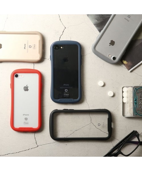 iPhone XR ケース iFace Reflection 強化ガラス クリア