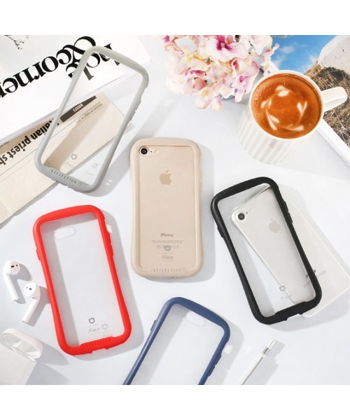 iFace（アイフェイス）の「iPhone XR ケース iFace Reflection 強化ガラス クリア アイフォン ケース（スマホケース/カバー・レディース・ブラック/グレー/ネイビー/レッド/ベージュ/カーキ・FREE）」の10枚目の写真