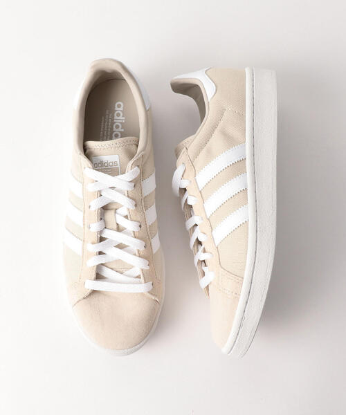 adidas(アディダス)の「<adidas Originals(アディダス)>CAMPUS キャンパス/スニーカー ◆(スニーカー・レディース・ベージュ・25cm/24cm/23.5cm/22.5cm/24.5cm/23cm)」の1枚目の写真