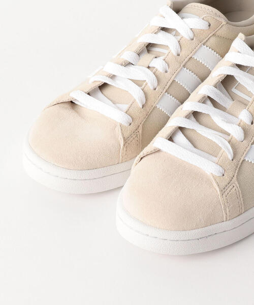 adidas(アディダス)の「<adidas Originals(アディダス)>CAMPUS キャンパス/スニーカー ◆(スニーカー・レディース・ベージュ・25cm/24cm/23.5cm/22.5cm/24.5cm/23cm)」の4枚目の写真