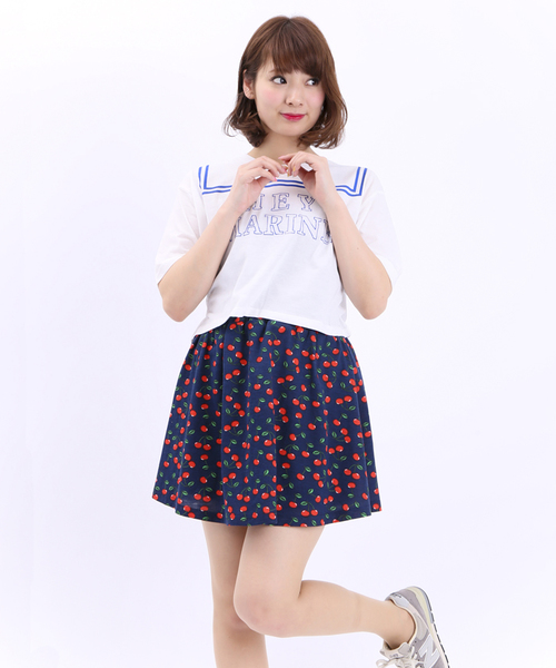 WEGO(ウィゴー)の「WEGO/総柄フレアスカート(スカート・レディース・その他1/その他2/その他3/その他5/その他6/その他4・FREE)」の2枚目の写真