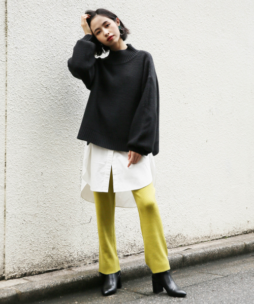 LOWRYS FARM(ローリーズファーム)の「12Gウールコンニットパンツ 855324(その他パンツ・レディース・ベージュ/ブラウン/グレー/イエロー・FREE)」の18枚目の写真