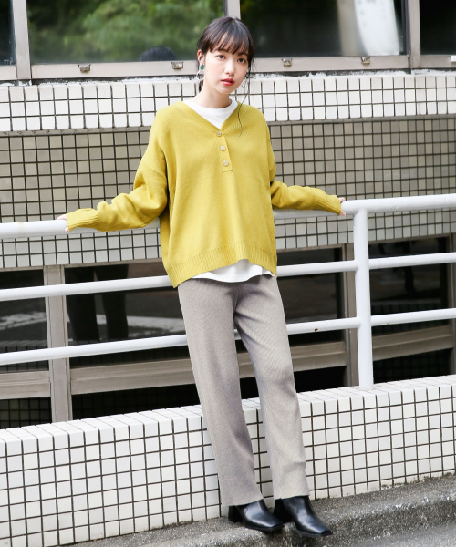 LOWRYS FARM(ローリーズファーム)の「12Gウールコンニットパンツ 855324(その他パンツ・レディース・ベージュ/ブラウン/グレー/イエロー・FREE)」の11枚目の写真