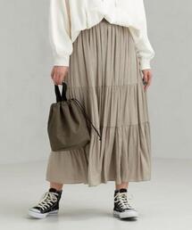 green label relaxing | CFC PE カッセン ジャカード ギャザー マキシ スカート(スカート)